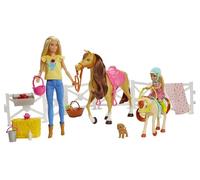 Barbie Hugs n Horses Dolls, Horses and Accessories ,GLL70
