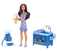 BARBIE I CAN BE BABY SITTER NIKKI DOLL PLAYSET