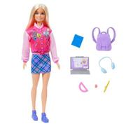 Barbie I Love School Fashion Doll with Accessories Toy Set Pretend Play
