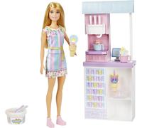 Barbie Ice Cream Shop Pretend Play Doll Playset with Accessories