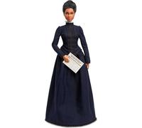 Barbie Ida B. WellsInspiring Women Doll Wearing Blue Dress, with Newspaper Accessory, Gift for Collectors and Kids Ages 6+