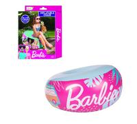 Barbie Inflatable Chair, Kids Sun Lounger, Beach Mat, Water Lounger, Multicolor Round Chair