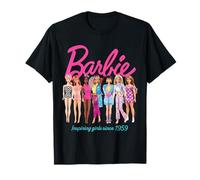 Barbie Inspiring Girls Since 1959 Doll lineup T-Shirt