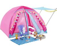 Barbie It Takes Two Camping Playset with Tent, 2 Barbie Dolls & 20 Pieces & Toy