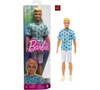 Barbie Ken 211 Blonde Boy Doll with Blue Cactus Shirt HJT10 - New