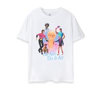 Barbie Ken Mens T-Shirt | Adults Classic Short Sleeve Graphic Tee in White | He Ken Do It All Doll Toy Movie Apparel Top | Novelty Short-Sleeve Fashion Crewneck Merchandise Gift