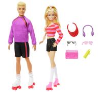 Barbie Fashionistas Set with 2 Fashion Dolls & 6 Accessories, Barbie & Ken Rolle