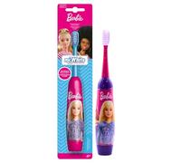 Barbie Kids Battery Powered Electric Toothbrush with Soft Bristles, Enhanced Vibration, Protection Cap & Battery Included for Children Aged 4-14 Years Old, BPA-Free & Non-Toxic Toothbrush