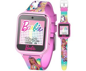 Barbie Kids Smartwatch - Interactive Fun with 10 Watch Faces, Camera, Games, Alarm, Step Tracker & More - Stylish Gift for Girls with Printed Unicorn & Mermaid Straps - Fits Wrists 5.5'' to 8.0"