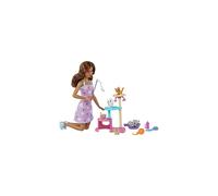Barbie Kitty Condo Doll and Pets Playset with Barbie Doll (Brunette), 1 Cat, 4 Kittens, Cat Tree & Accessories