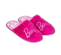 Barbie Ladies Slippers Slippers with Non-Slip Sole, Gift for Teens, Sizes UK 3 to 8, pink, 8 UK