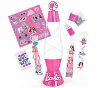 Barbie Lava Lamp Light Up Changing Colours Night Lamp Decorate with Stickers, Glitter & More