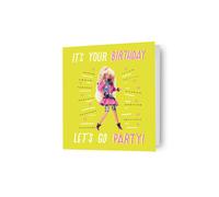 Danilo Promotions Limited Barbie Birthday Card, Official Barbie Greeting Card, Happy Birthday Barbie Card,Multi,7 x 6 inch