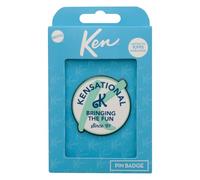 Barbie™ - Limited Edition Ken™ Enamel Kensational Pin Badge | Officially Licensed | Individually Numbered | 45x44.4mm Collectible