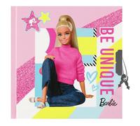 Barbie Lined Diary with Lock 14x14x1 cm