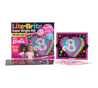 Lite Brite | Super Bright HD Barbie Edition | Light Up Drawing Board, LED Board, Light Up Toys for Creative Play, Glow Art Neon Effect Drawing Board, Light Toys for Kids Ages 4+ | Basic Fun 02328