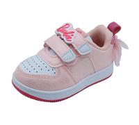 Barbie Little Girls Glitter Sneaker, Barbie Pink with bow, 13.0 cm