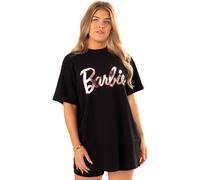 (XX-Large) Barbie Oversized Short Sleeved T-Shirt (Womens Black)