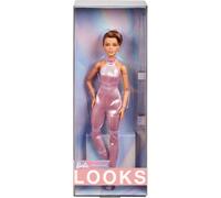 Barbie Looks No. 22 Collectible Doll With Pixie Cut Sequined Y2K Jumpsuit HRM14