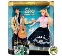 Barbie Loves Elvis Collector Edition Gift Set Dolls 1996 Mattel No. 17450 NEW