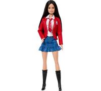Barbie Lupita Doll Wearing Removable School Uniform with Boots, Necktie & Long Blonde Hair, Inspired by Rebelde & RBD
