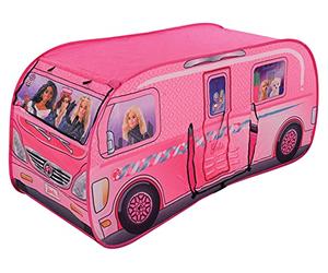 Barbie M009728 Pop-Up Camper Tent Campervan, Multicoloured,49 x 49 x 40 cm