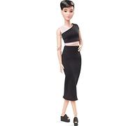 Barbie Made to Move Barbie Looks Doll Petite with Short Black Hair