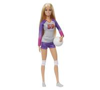 Barbie Made to Move Volleyball Doll | Career Fashion Doll with Sport Uniform and Ball Accessory, Ages 3+, HKT72