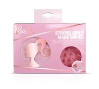 Barbie Make Waves Haircare Gift Set - Head Massager/Scalp Massager & Towel Turban/Microfibre Towel - Quick Dry