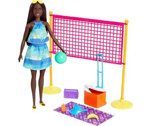 Barbie Malibu Beach Starter Playset Volleyball GYG18 Mattel Loves the Ocean