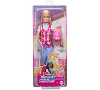 Barbie "Malibu" Doll & Accessories from Mysteries: The Great Horse Chase, Includes Fashion Doll, Removable Riding Outfit & Helmet