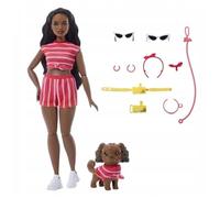 Barbie African American Twinning Looks With Dog Doll Pink Kids
