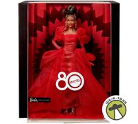 Barbie Mattel 80th Anniversary Brunette African American Doll JBJ18 MATTEL 2025