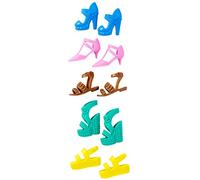 Barbie FCR93 Mattel Accessories Curvy & Tall Doll Shoe Pack, Solid