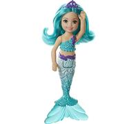 Barbie Dreamtopia Chelsea Mermaid Doll with Turquoise Hair and Tail GJJ89