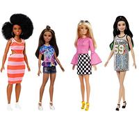 Barbie Mattel Fashionista Pack of 4 Dolls, Toy +3 Years GBK91
