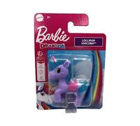 Barbie Mattel HFG34 Dreamtopia Lollipop Unicorn Glitter Mane Mini Unicorn Toy Figure for Children 5 cm