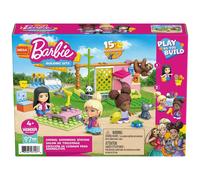 Barbie Mega Construx Building Set 3 Micro Dolls Over 90 Pieces - Animal Grooming