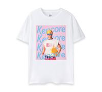 Barbie Men's Adult Short Sleeved T-Shirt (Mens White) in White | Size: Small Barbie White S