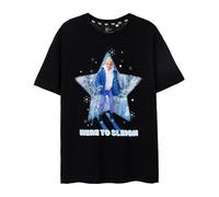 Barbie Mens Christmas T-Shirt | Ken Here to Sleigh Short Sleeve Seasonal Graphic Tee for Adults | Black Short-Sleeve Xmas Top for Men | Novelty Movie Fashion Crewneck Merchandise Gift for Him