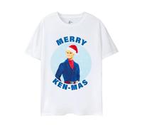 Barbie Mens Merry Kenmas T-Shirt NS7843