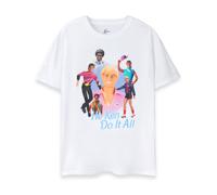 Barbie Ken Mens T-Shirt | Adults Classic Short Sleeve Graphic Tee in White | He Ken Do It All Doll Toy Movie Apparel Top | Novelty Short-Sleeve Fashion Crewneck Merchandise Gift