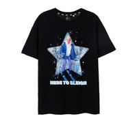 (Large) Barbie Short Sleeved T-Shirt (Mens Black)