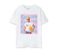 (X-Large) Barbie Short Sleeved T-Shirt (Mens White)