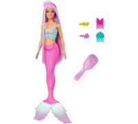 Barbie Zeemeerminpop met roze fantasiehaar van 18 cm (PRESALE 22 december 2023)
