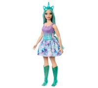 Barbie Mermaid Dolls with Fantasy Hair and Headband Accessories, Mermaid Toys with Shell-Inspired Bodices and Colorful Tails, HRR15