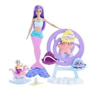 Barbie Mermaid Nurturing Doll with Merbaby, Octopus and Seal Playset