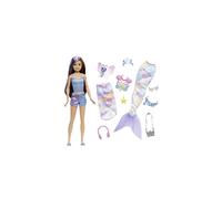 Barbie Mermaid Power Skipper Doll Purple Brown Hair Inc Accessories New