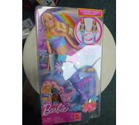 Barbie Flower Magic Mermaid Toy Doll with Surprise Blooming Flowers Feature & Pearl Headband Accessory