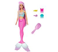 Barbie Zeemeerminpop met roze fantasiehaar van 18 cm (PRESALE 22 december 2023)